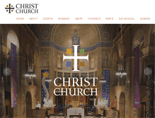 Tablet Screenshot of christchurchnyc.org