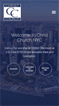 Mobile Screenshot of christchurchnyc.com